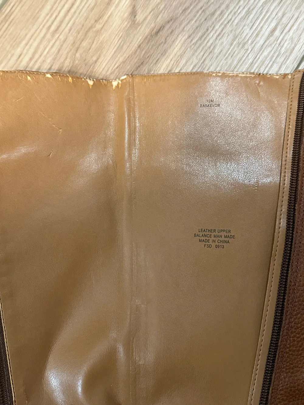Enzo Angiolini Cognac Brown Over-the-Knee Leather Boots